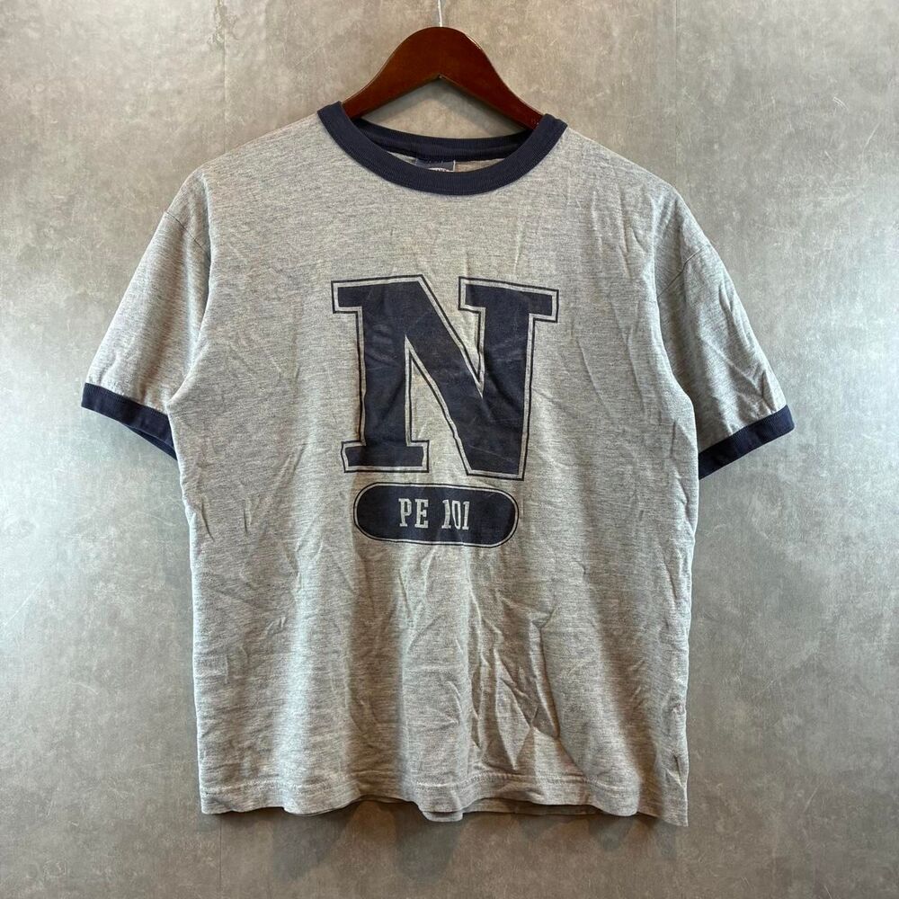 Old-navy Men's Grey and Blue T-shirt